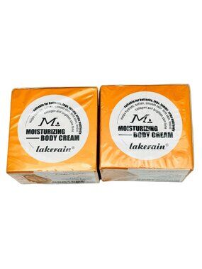 Lakerain Moisturizing Body Cream 80ml Hydrating Skin Care New 2-Pack Exp 10/26